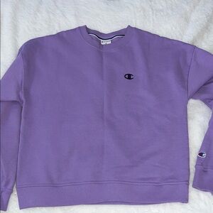 Champion women’s  Lavender Crewneck Sweater